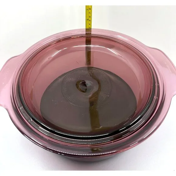 5 Qt Non Stick Dutch Oven W/Lid Visions Cranberry - Picture 9 of 12